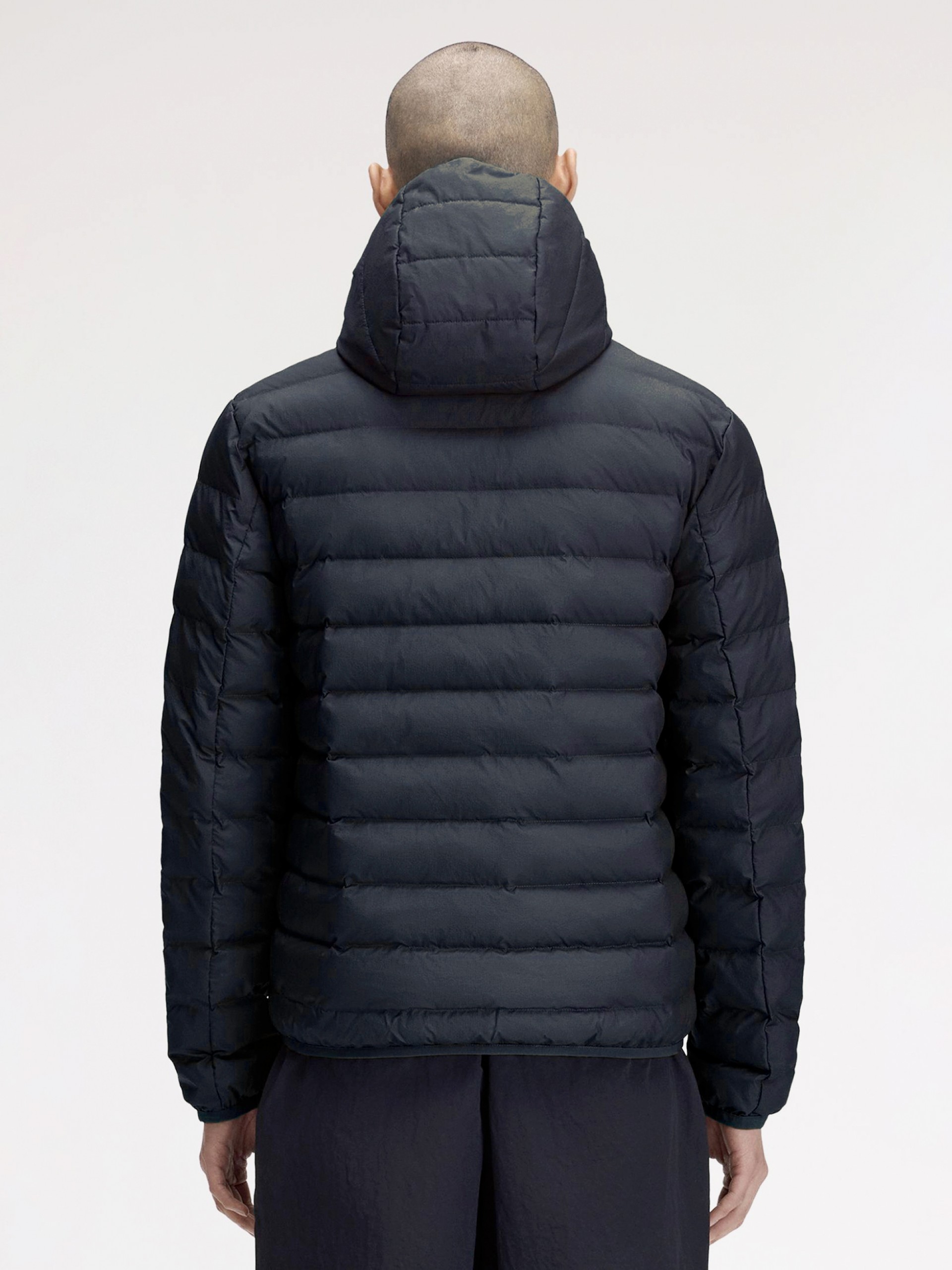 Fred Perry Insulated Blue Hooded Jacket