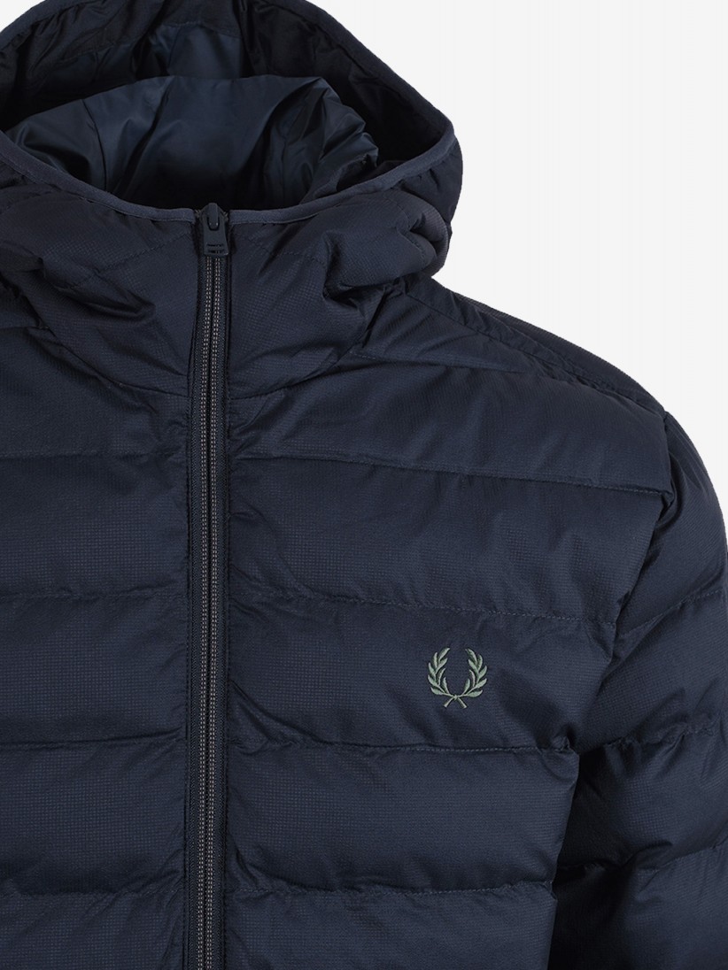 Casaco com Capuz Fred Perry Insulated Azul