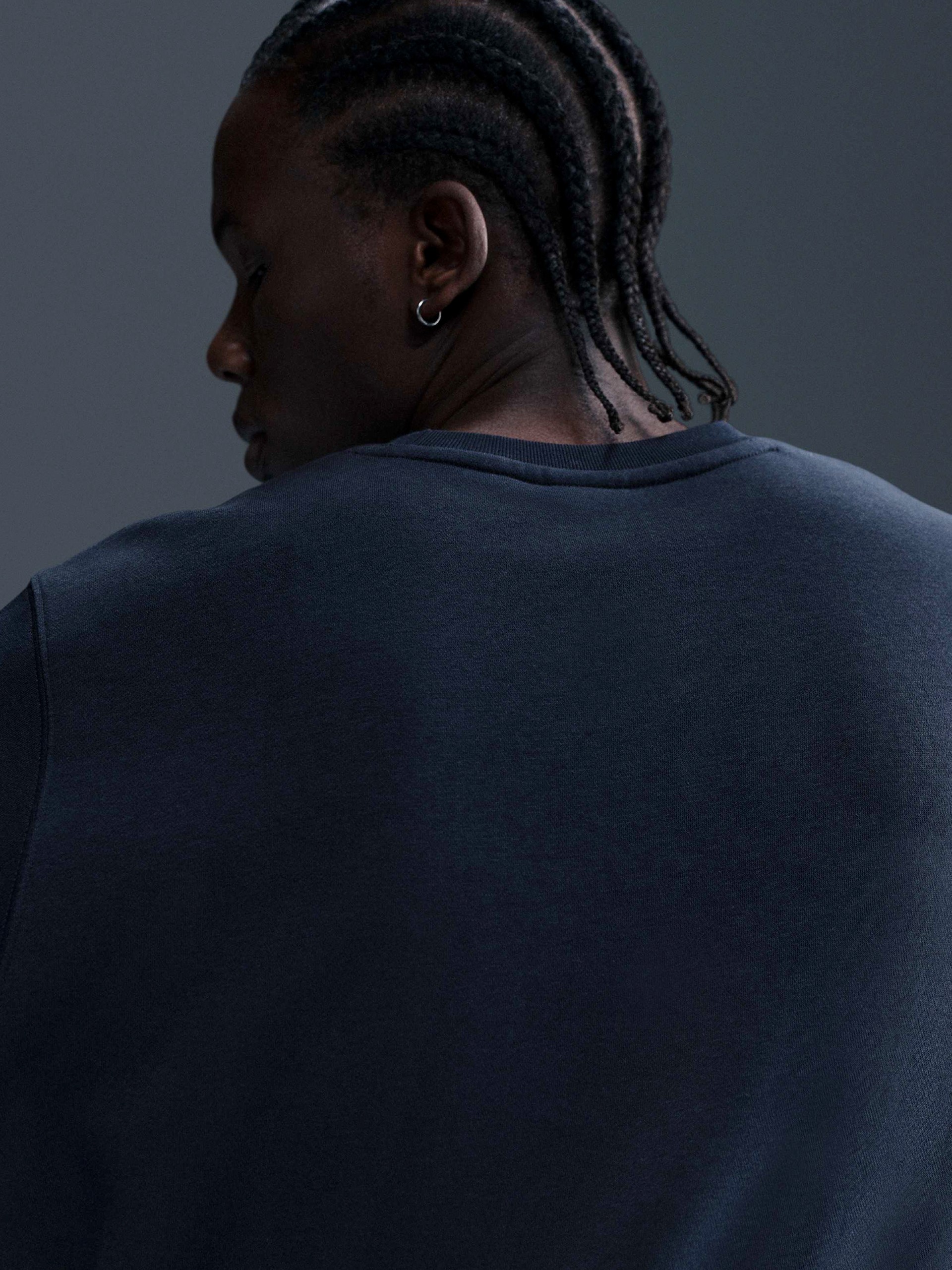 Nike Club Fleece Blue Sweater For Men