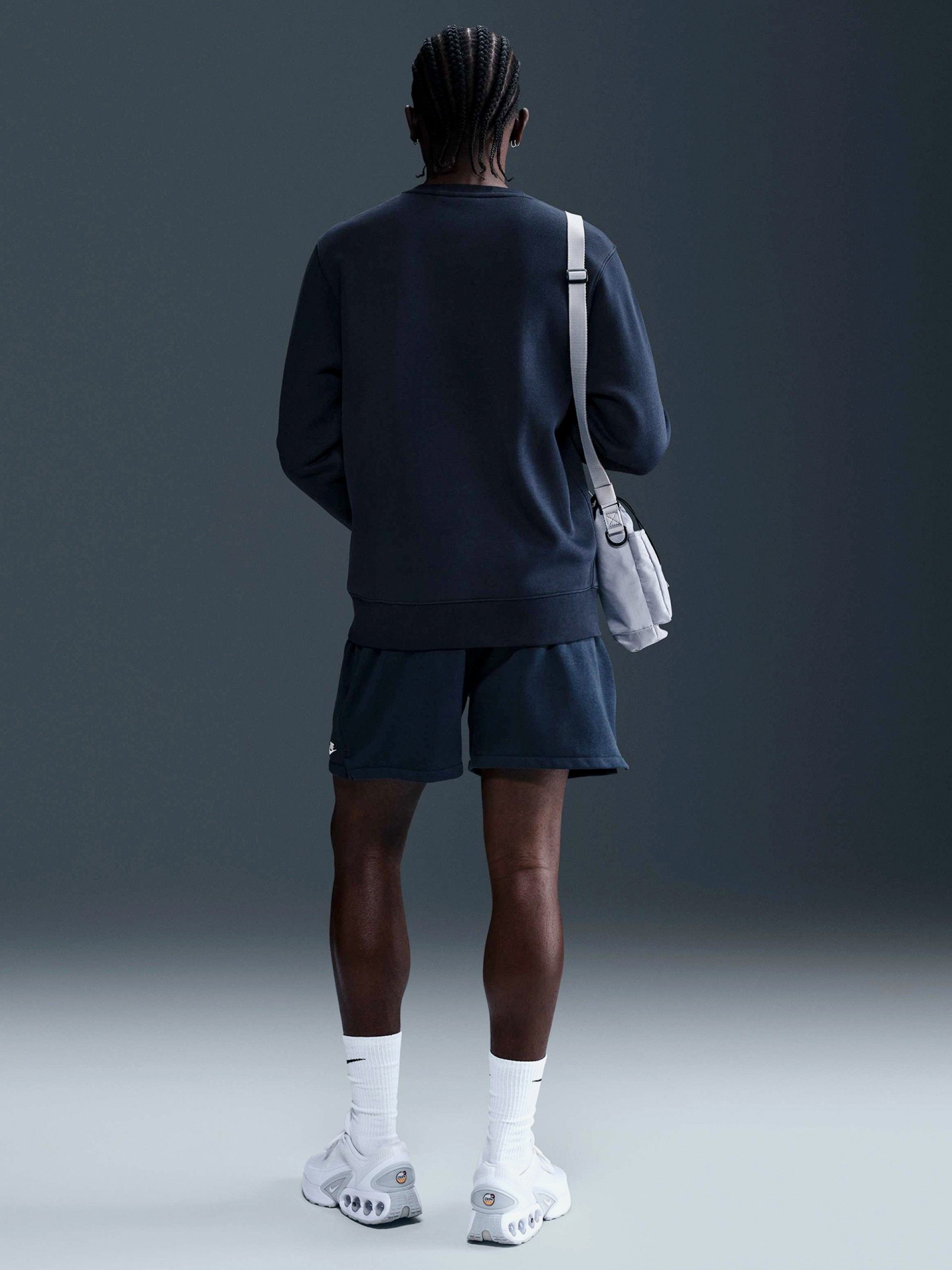 Nike Club Fleece Blue Sweater For Men