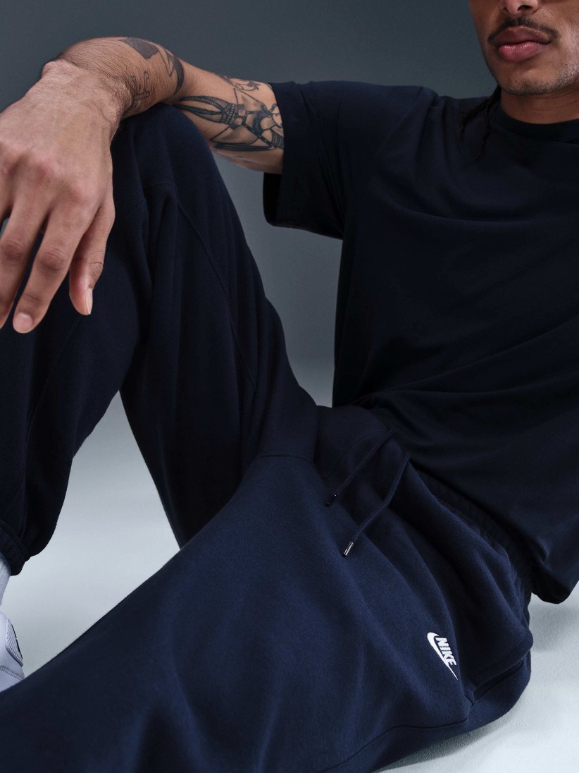Pantalones Nike Club Cuffed Forro Polar Azules Para Hombre Pantalones Nike Club Cuffed Forro Polar Azules Para Hombre