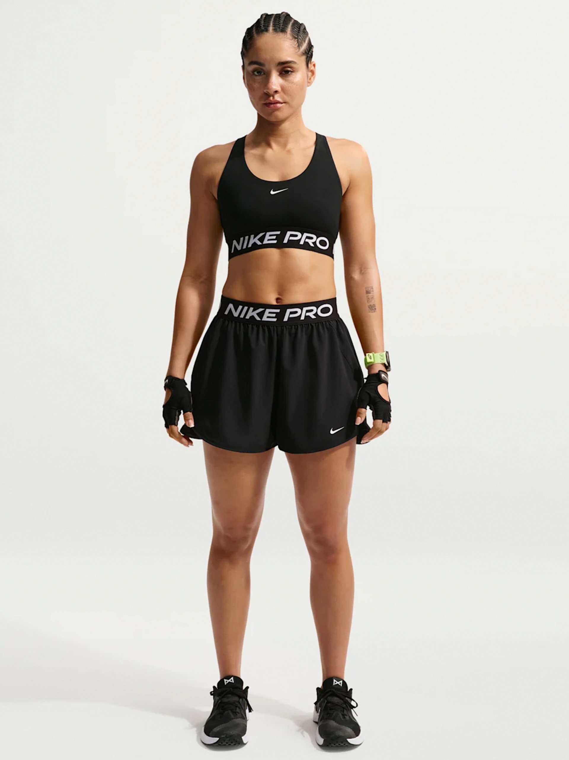 Nike Pro 365 Dri-FIT Light Support Black Sports Bra For Women