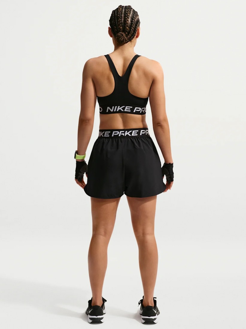 Sutiã Desportivo Nike Pro 365 Dri-FIT Suporte Leve Preto Para Mulher Sutiã Desportivo Nike Pro 365 Dri-FIT Suporte Leve Preto Para Mulher