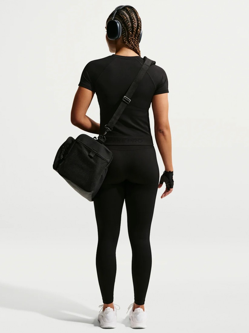 T-shirt de Treino Nike Pro Seamless Dri-FIT Preta Para Mulher