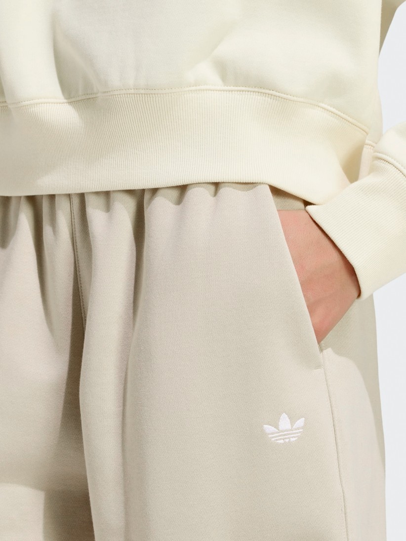 Adidas Essentials Loose Fleece W Khaki Trousers