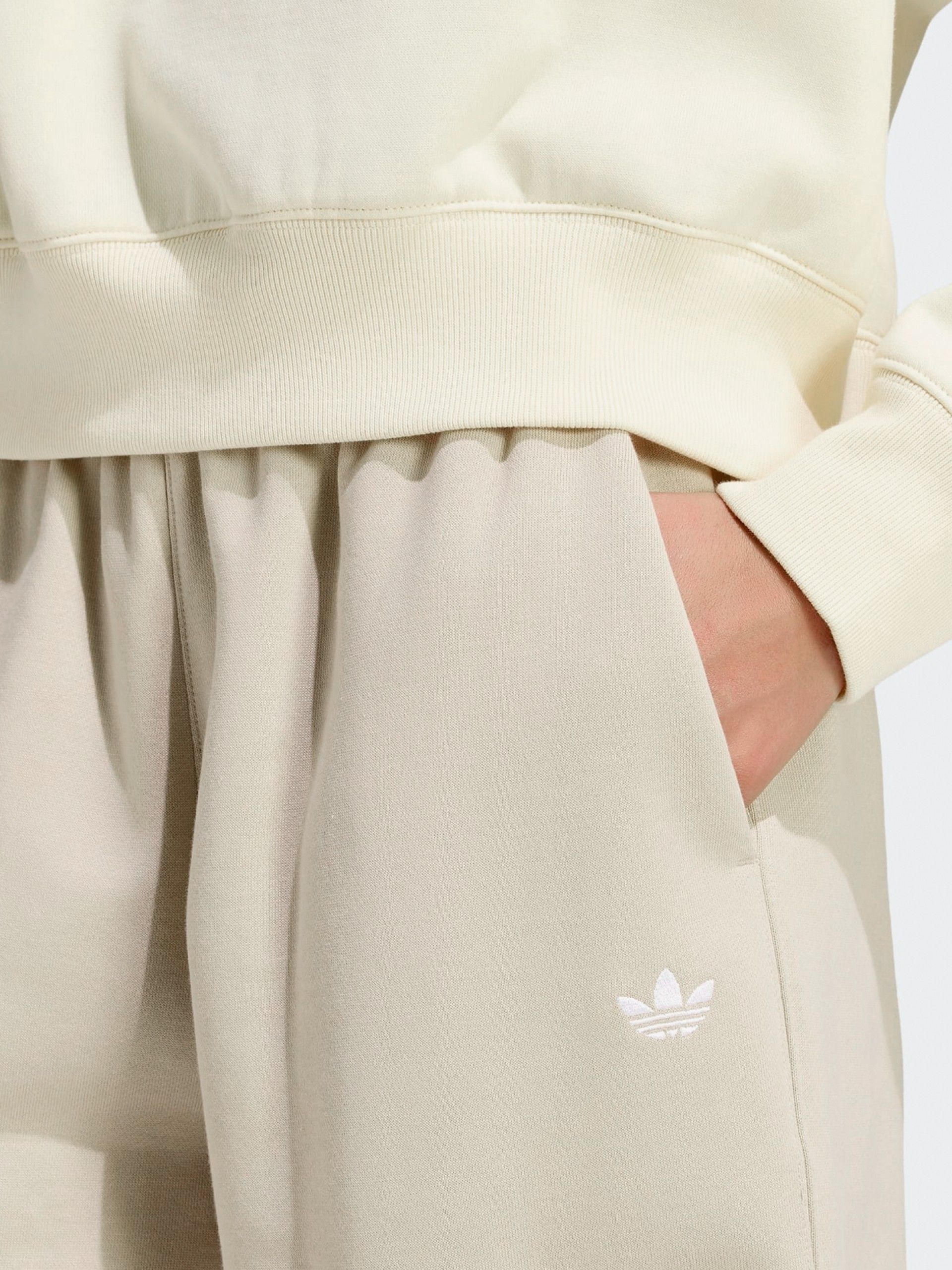 Adidas Essentials Loose Fleece W Khaki Trousers
