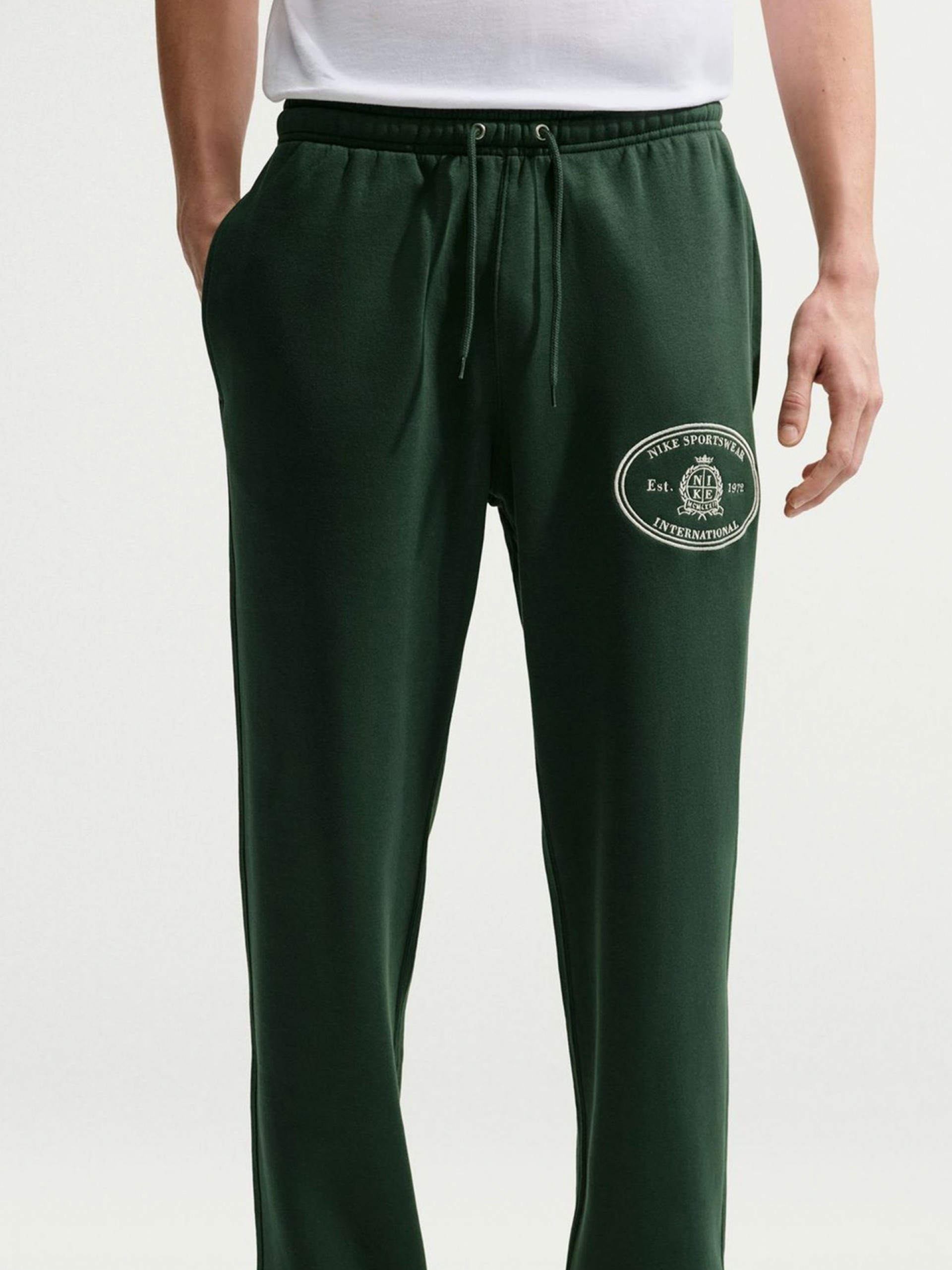 Pantalones Nike Sportswear Club Fleece Verdes Para Hombre