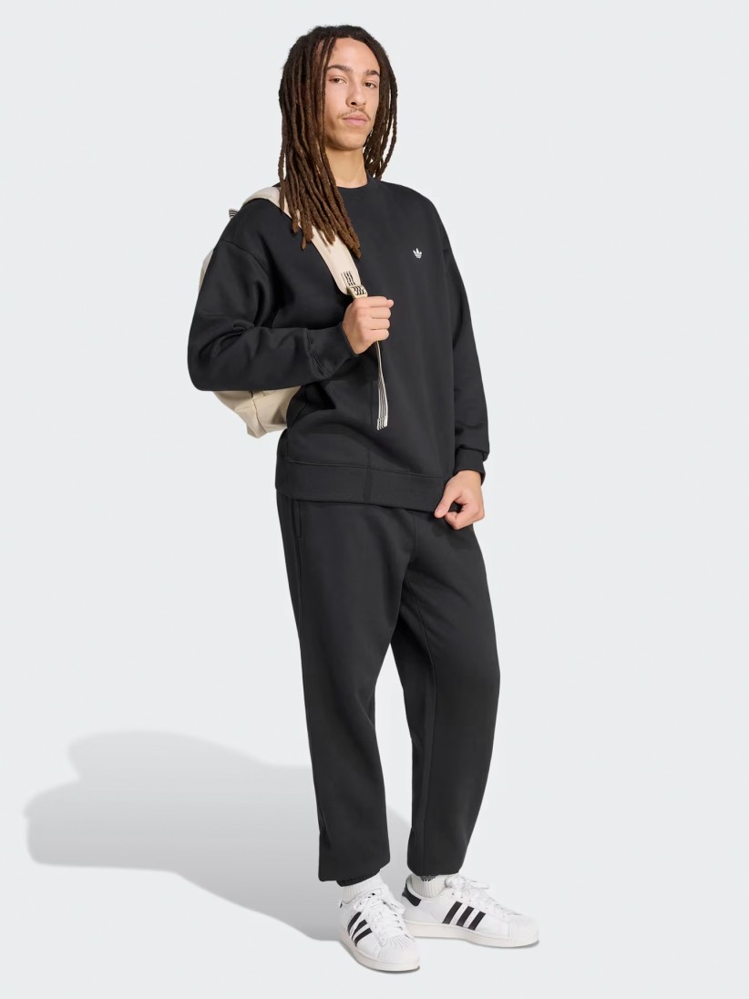 Camisola Adidas Trefoil Essentials Loose Crew Preta