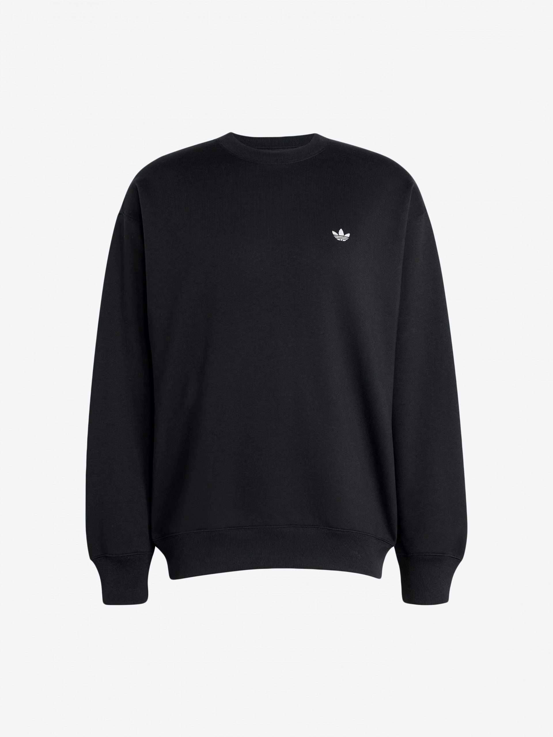 Adidas Trefoil Essentials Loose Crew Black Sweater