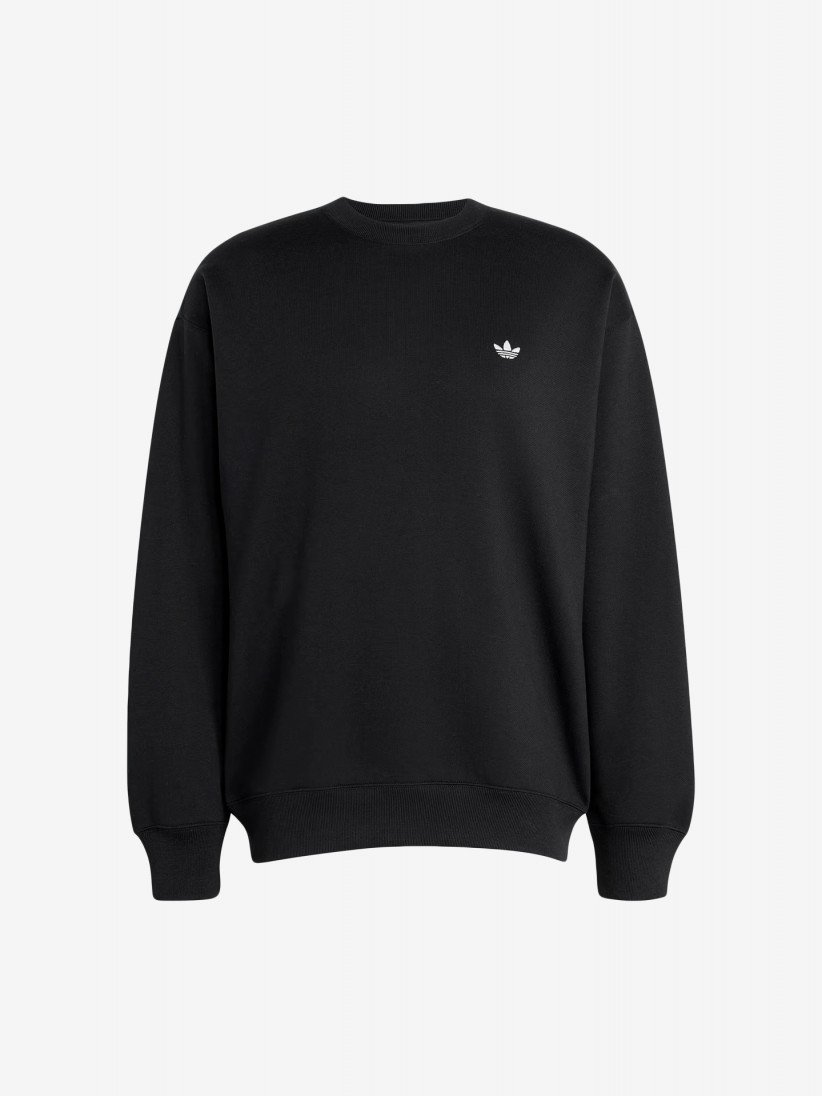 Camisola Adidas Trefoil Essentials Loose Crew Preta