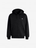 Casaco com Capuz Adidas Trefoil Essentials Loose Preto