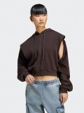 Adidas SST Double Front W Brown Hooded Jacket