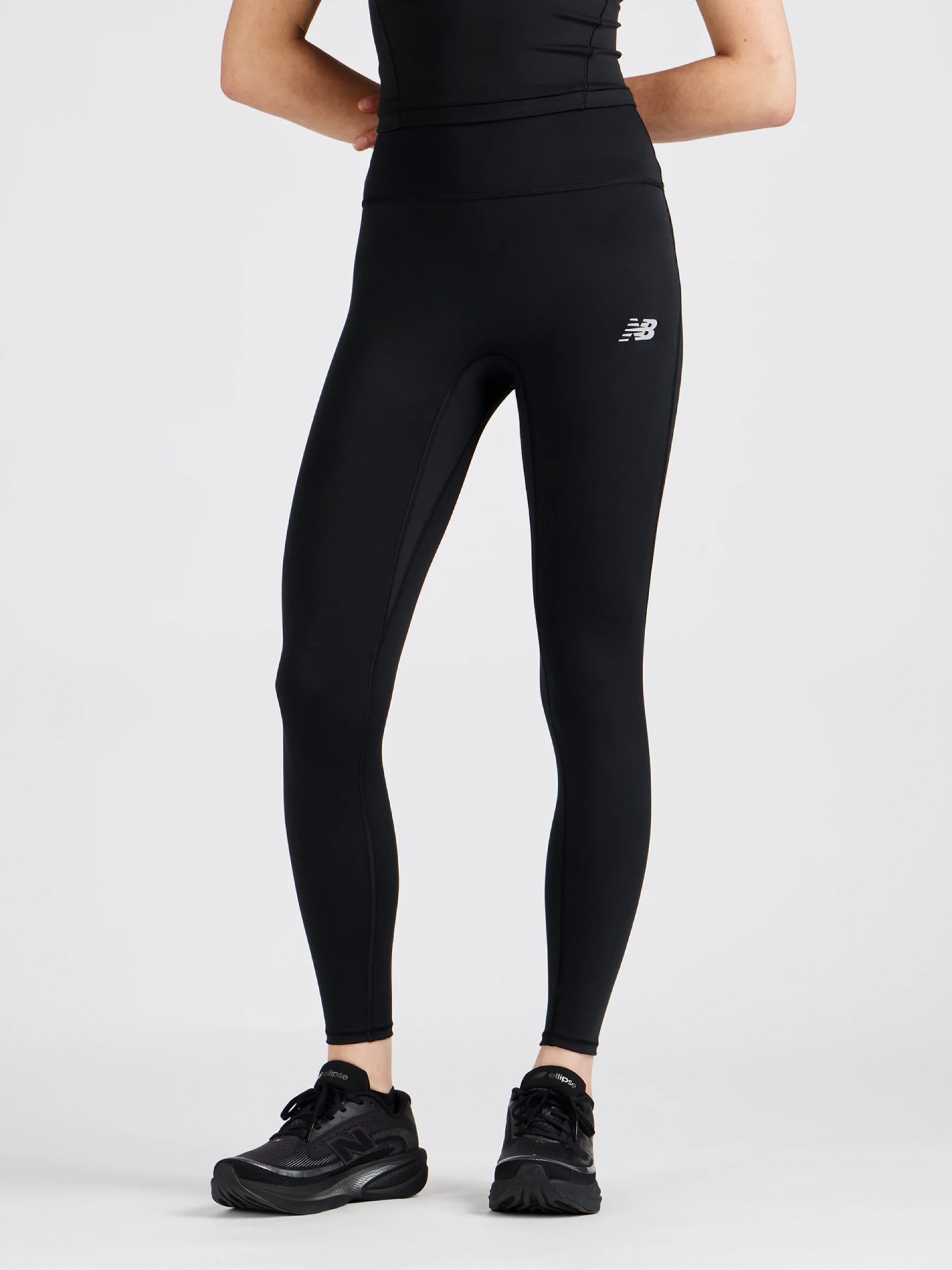 Leggings de Entrenamiento New Balance Essential High Rise 63.5cm Negros