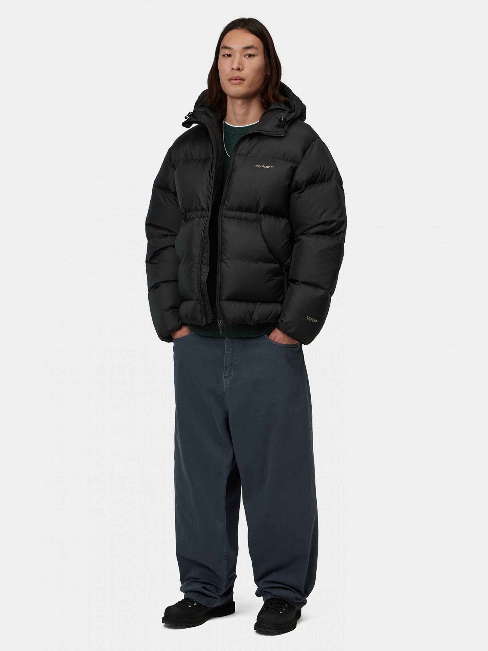 Carhartt WIP Ardon Black Hooded Jacket