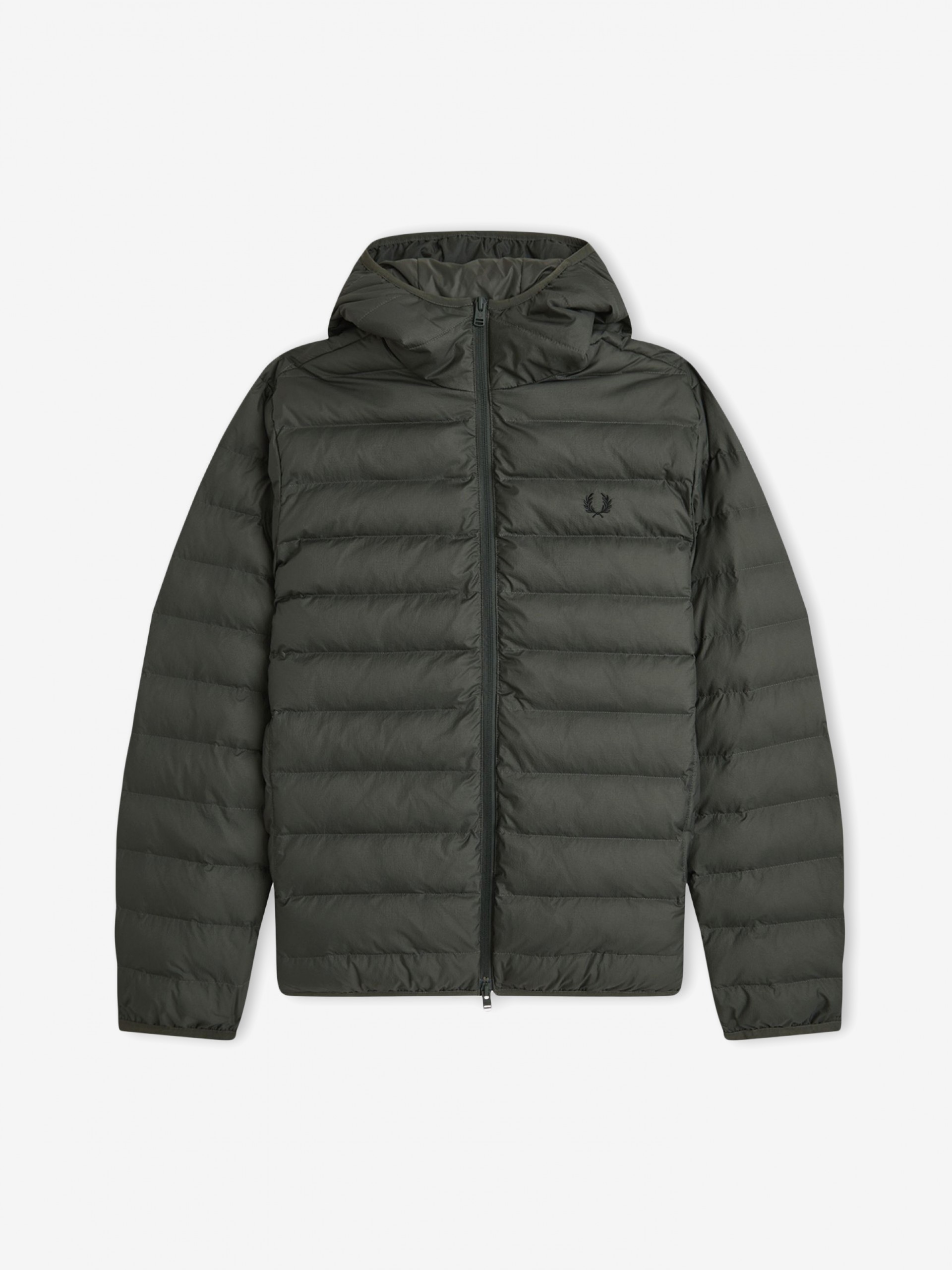 Chaqueta con Capucha Fred Perry Insulated Verde