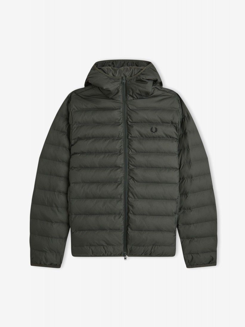 Casaco com Capuz Fred Perry Insulated Verde