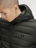Casaco com Capuz Fred Perry Insulated Verde