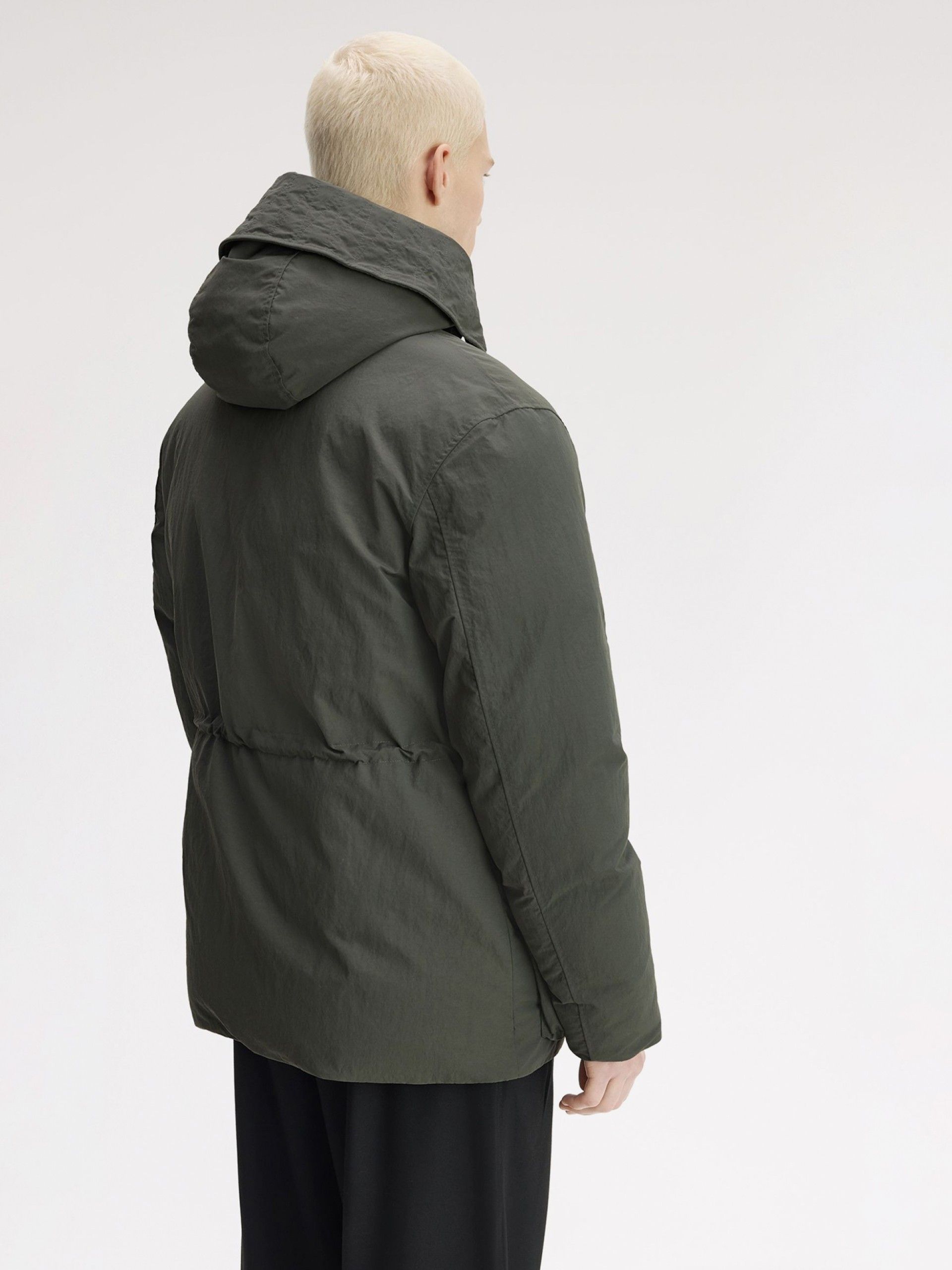 Casaco com Capuz Fred Perry Padded Parka Verde