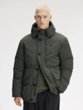 Casaco com Capuz Fred Perry Padded Parka Verde Casaco com Capuz Fred Perry Padded Parka Verde