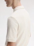 Polo Fred Perry Canelado Bege Polo Fred Perry Canelado Bege