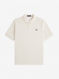 Polo Fred Perry Canelado Bege Polo Fred Perry Canelado Bege