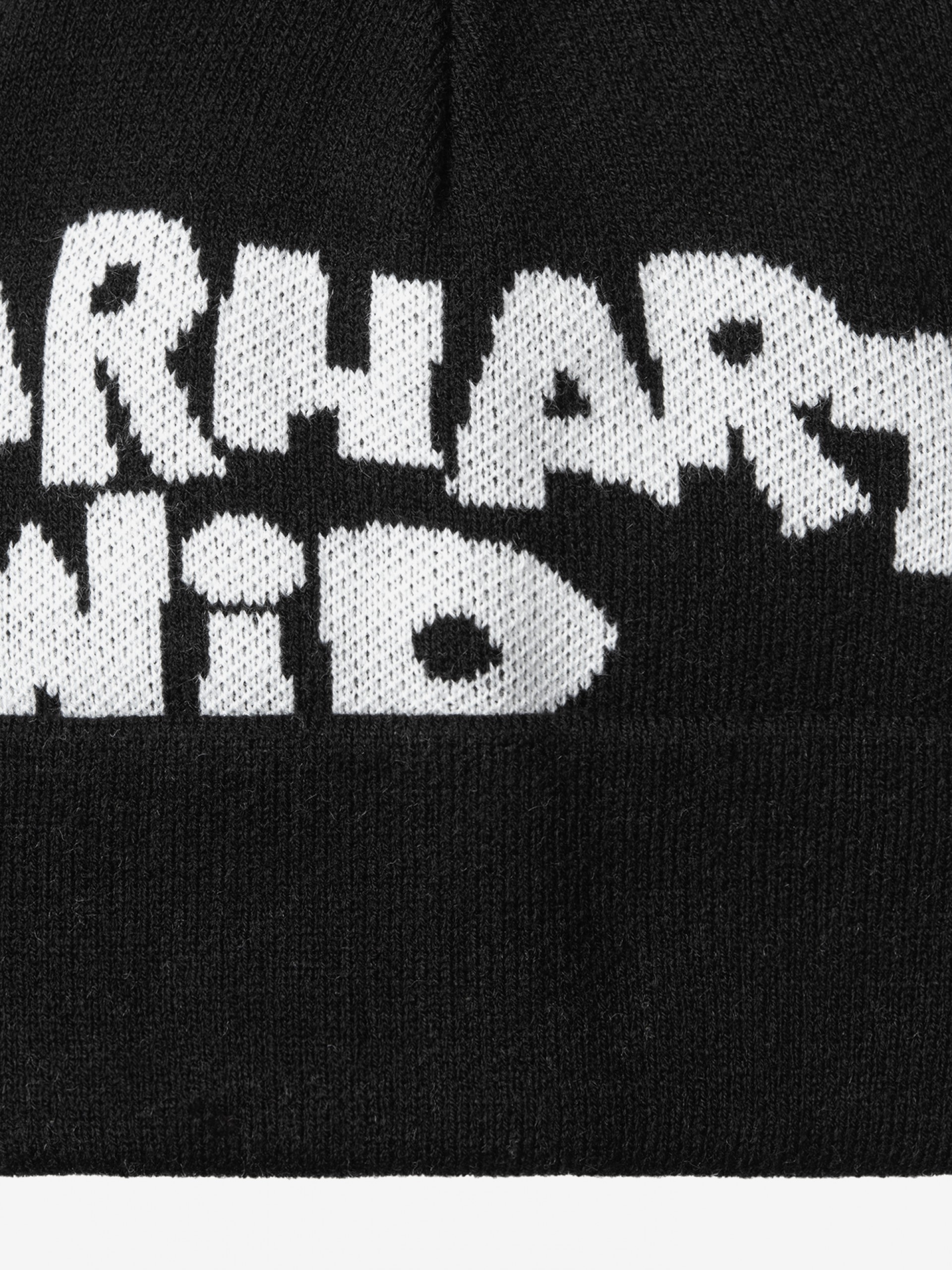 Carhartt WIP Cut Out Black Beanie
