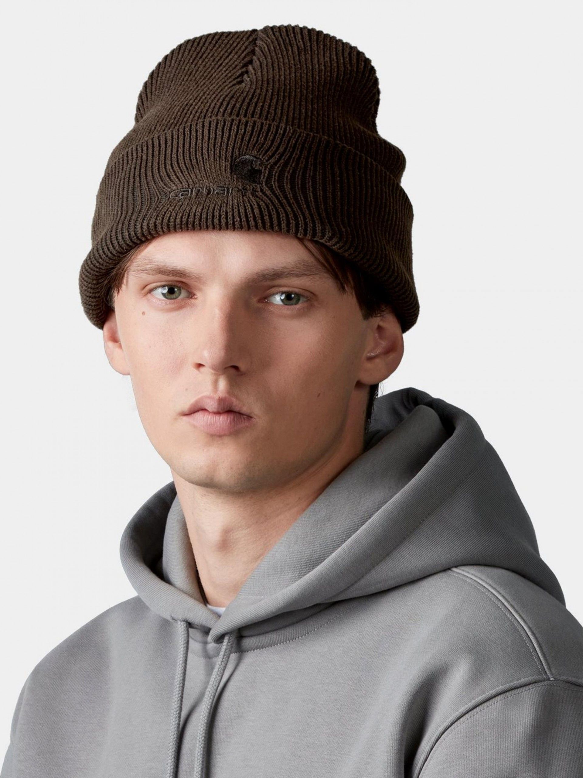 Gorro Carhartt WIP Lambert Castanho