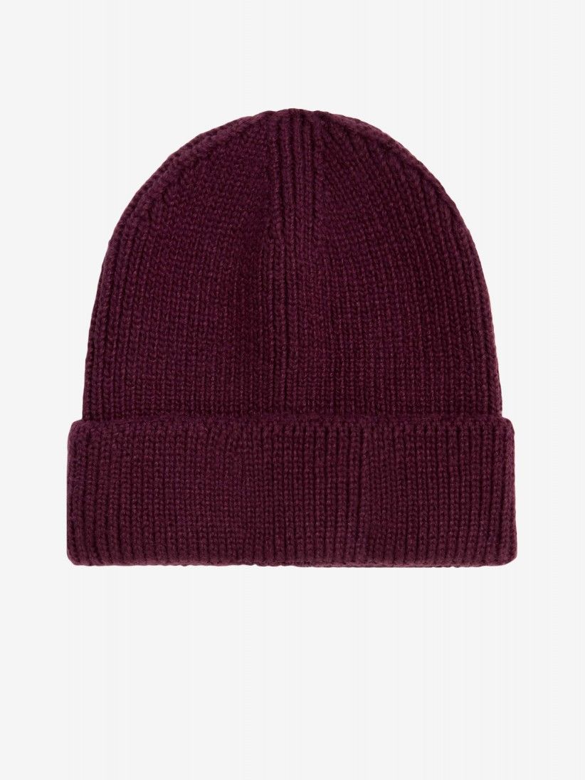 The North Face Logo Box Cuffed Burgundy Beanie The North Face Logo Box Cuffed Burgundy Beanie
