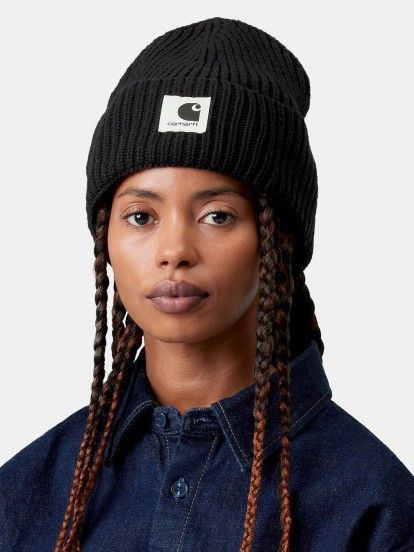 Carhartt WIP Mira Black Beanie For Women