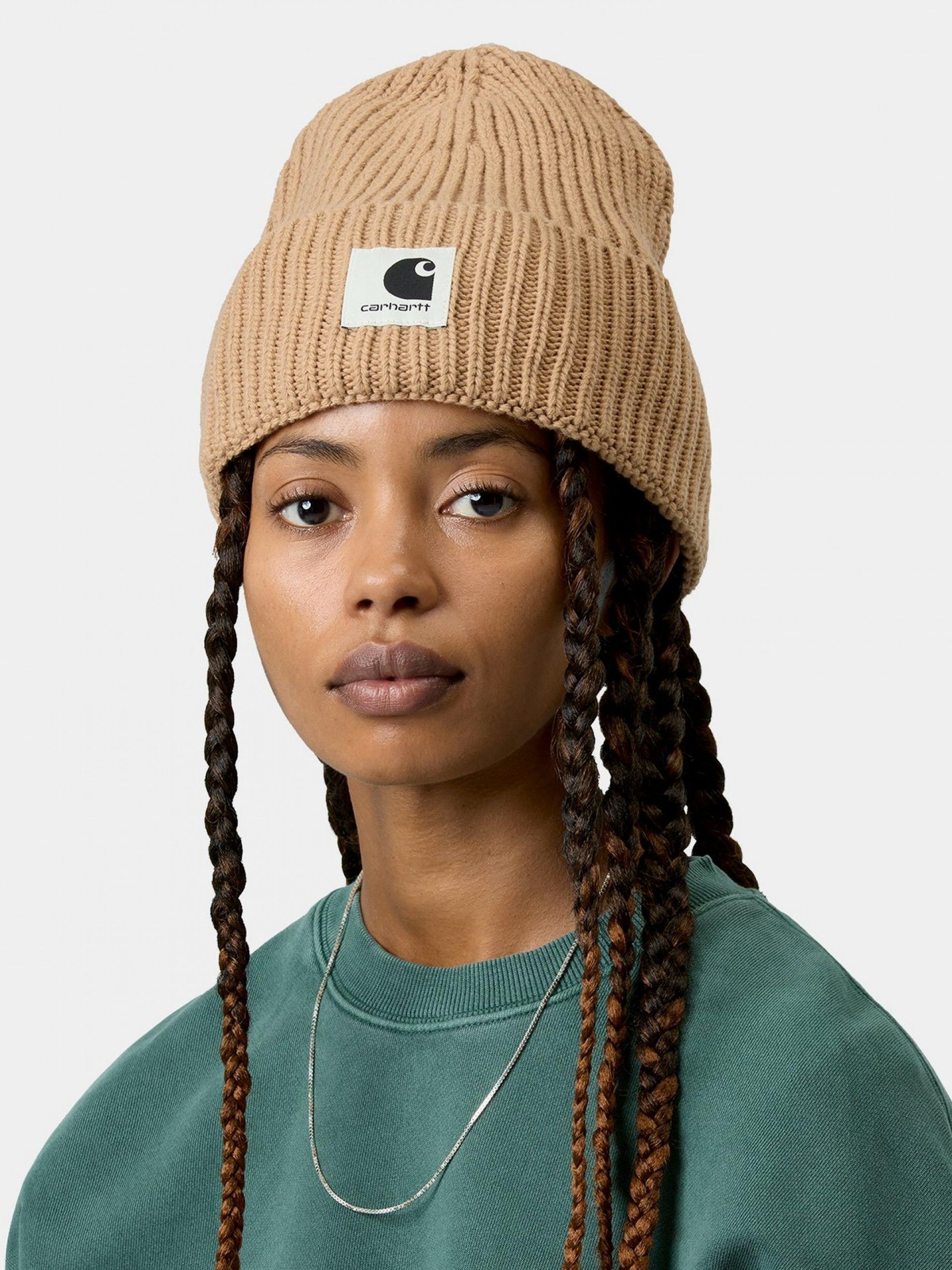 Carhartt WIP Mira Camel Beanie For Women