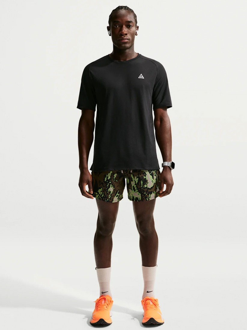T-shirt de Trail Nike ACG Solar Chase Dri-FIT ADV Preta Para Homem