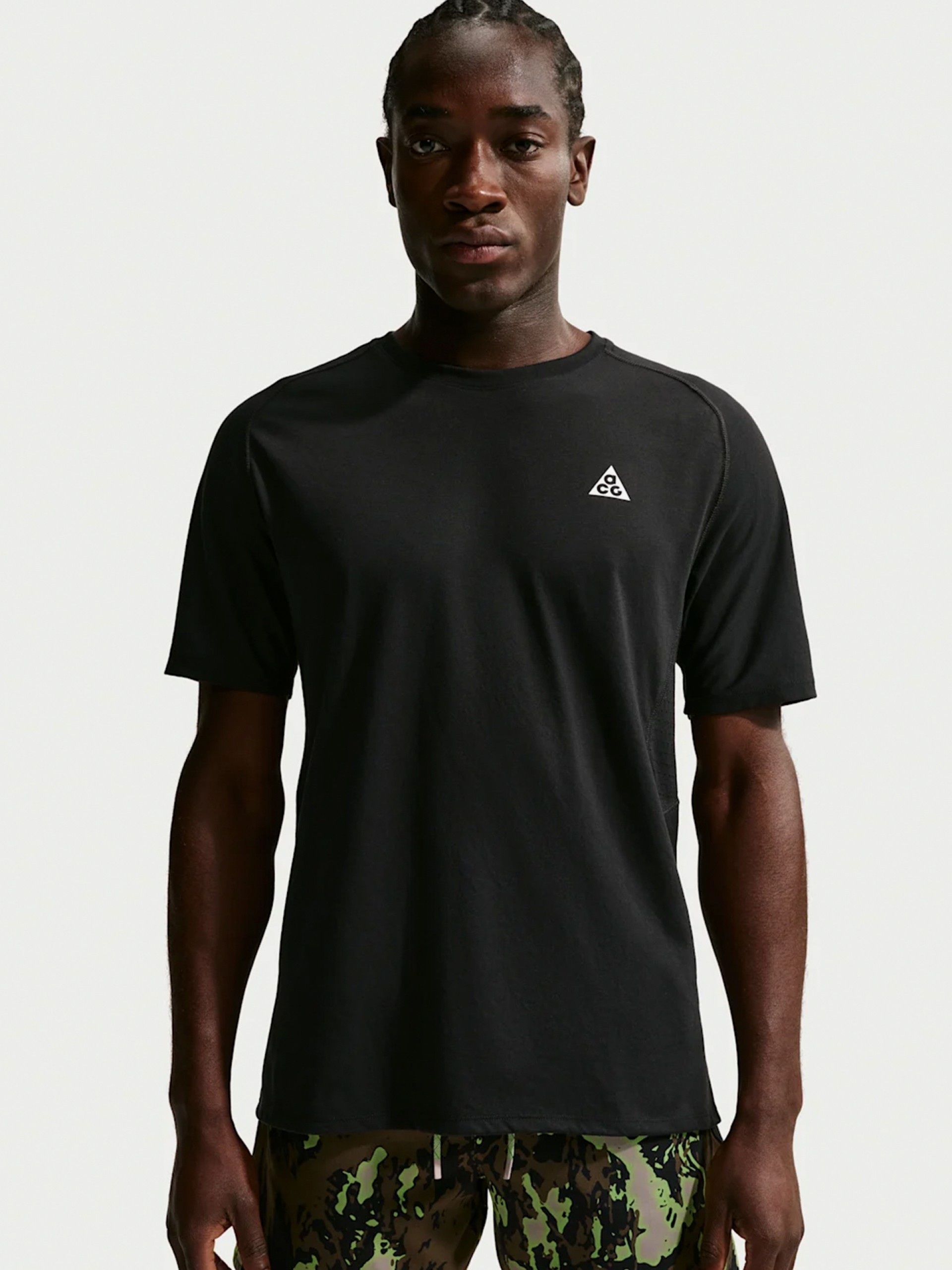 T-shirt de Trail Nike ACG Solar Chase Dri-FIT ADV Preta Para Homem