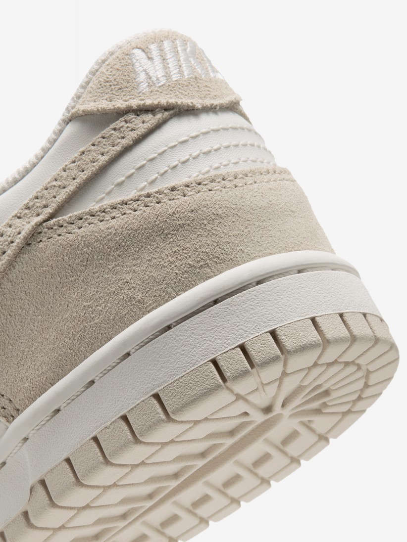 Zapatillas Nike Dunk Low Beige y Blancas De Piel y Gamuza Júnior Zapatillas Nike Dunk Low Beige y Blancas De Piel y Gamuza Júnior