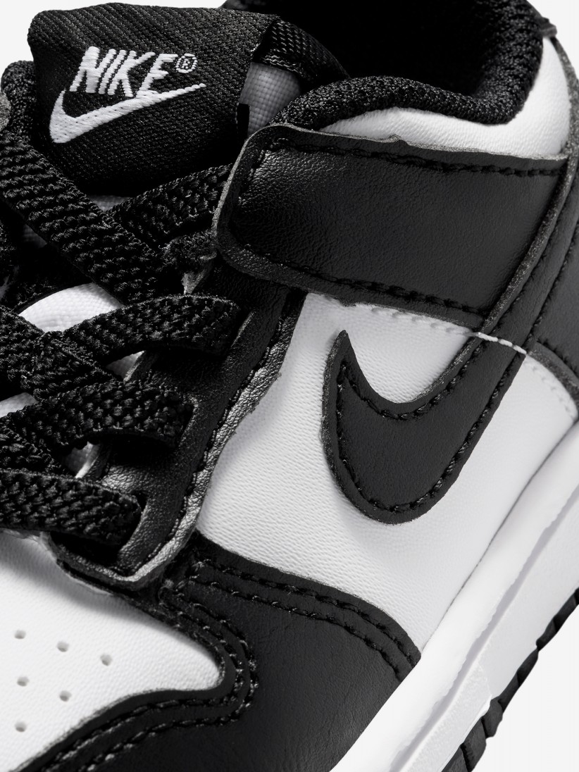 Zapatillas Nike Dunk Low Negras y Blancas Para Beb�