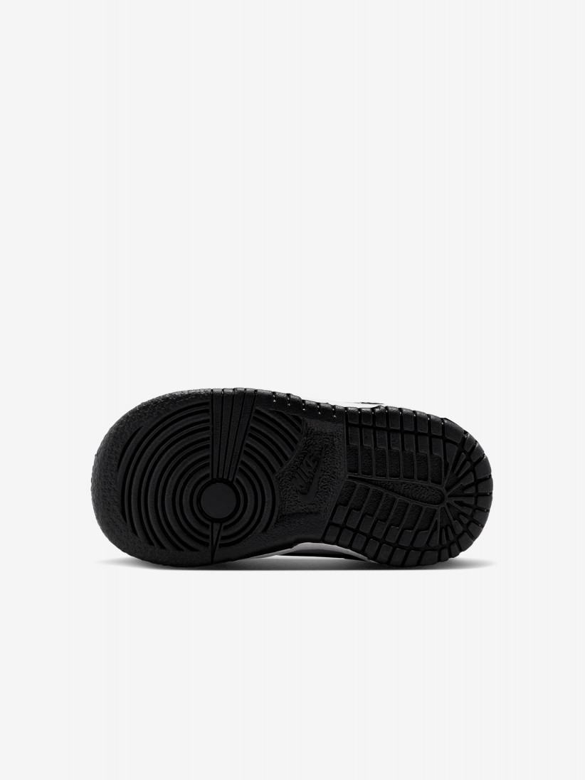 Zapatillas Nike Dunk Low Negras y Blancas Para Beb�