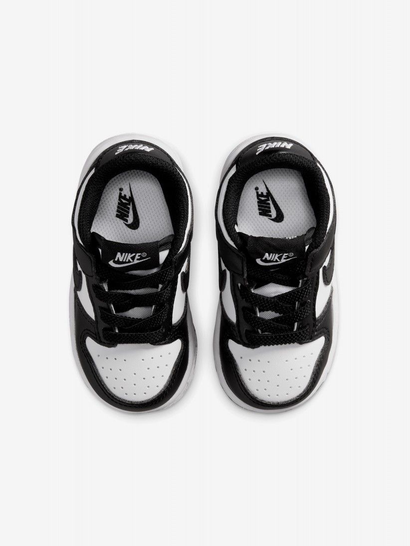 Zapatillas Nike Dunk Low Negras y Blancas Para Beb�
