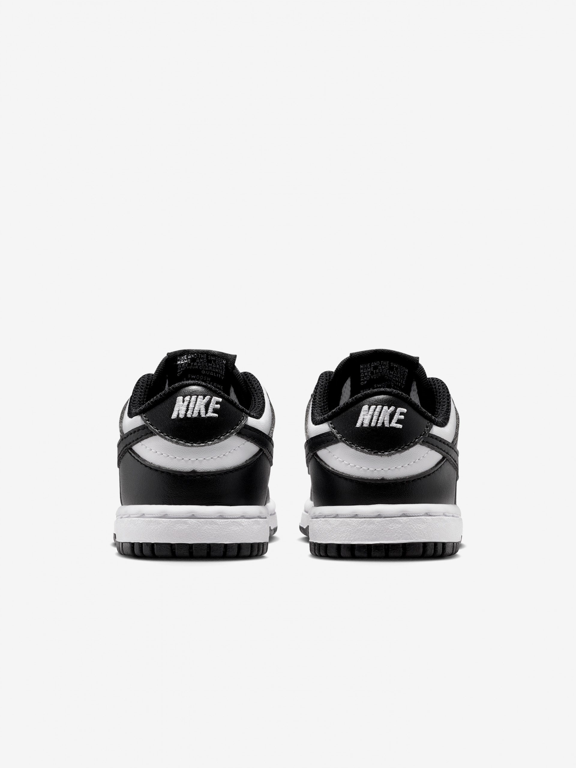 Zapatillas Nike Dunk Low Negras y Blancas Para Bebé