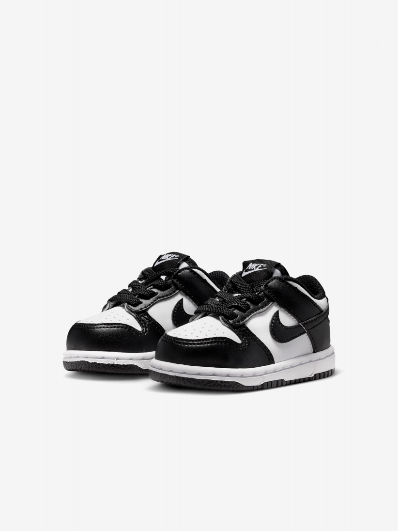 Zapatillas Nike Dunk Low Negras y Blancas Para Beb�