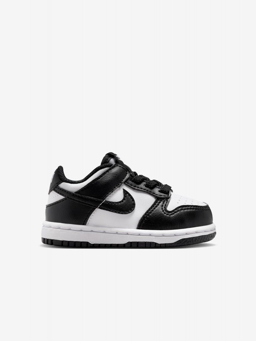 Zapatillas Nike Dunk Low Negras y Blancas Para Beb�