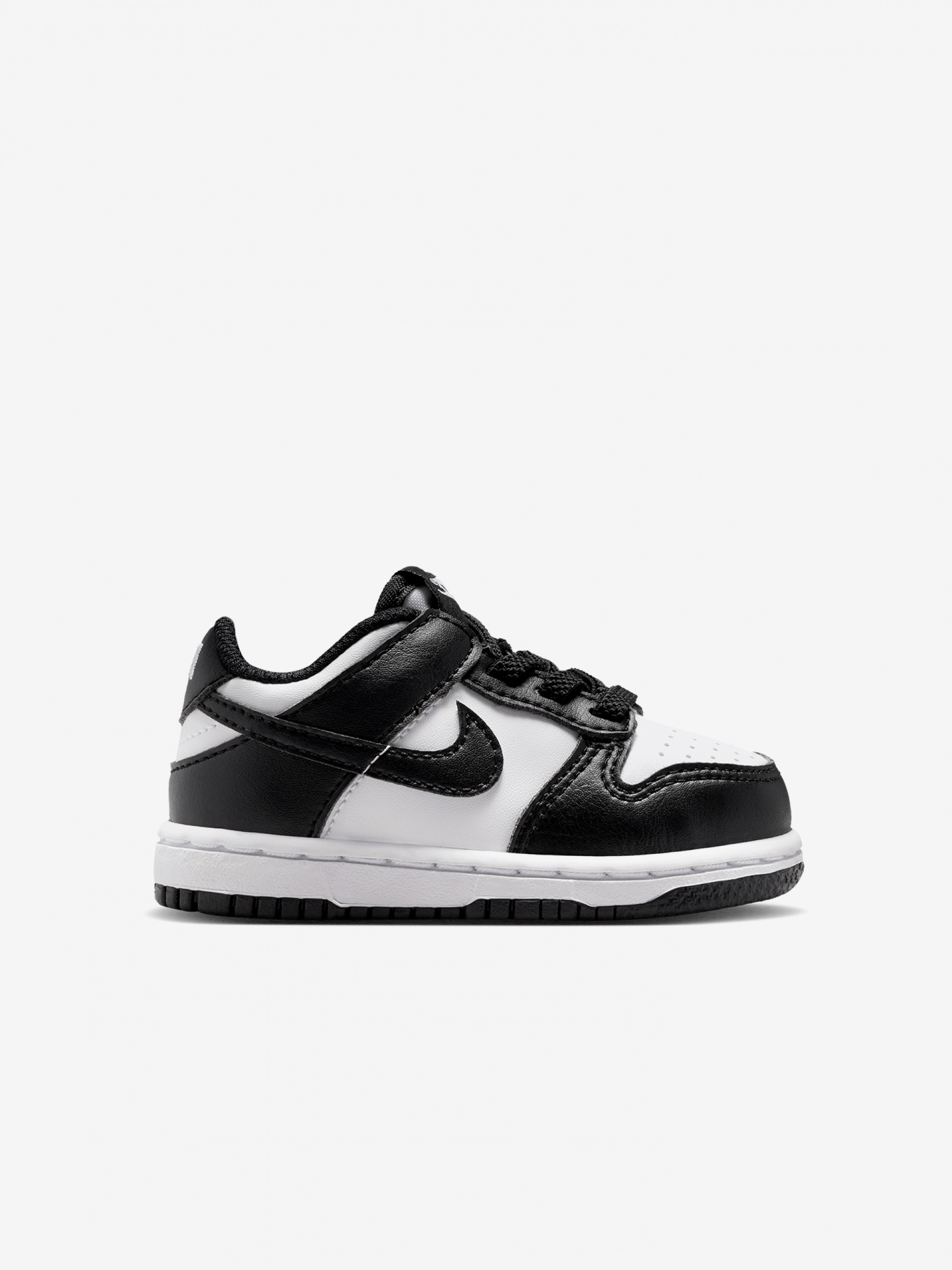 Zapatillas Nike Dunk Low Negras y Blancas Para Bebé