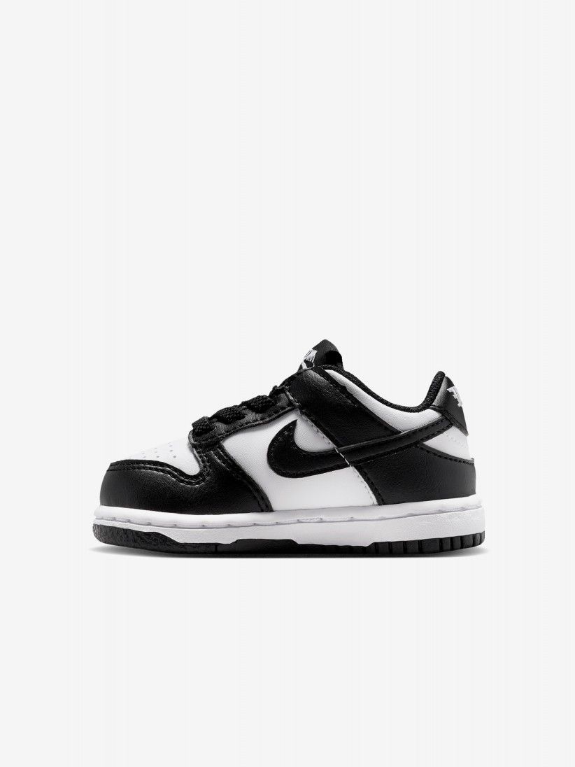 Zapatillas Nike Dunk Low Negras y Blancas Para Beb�