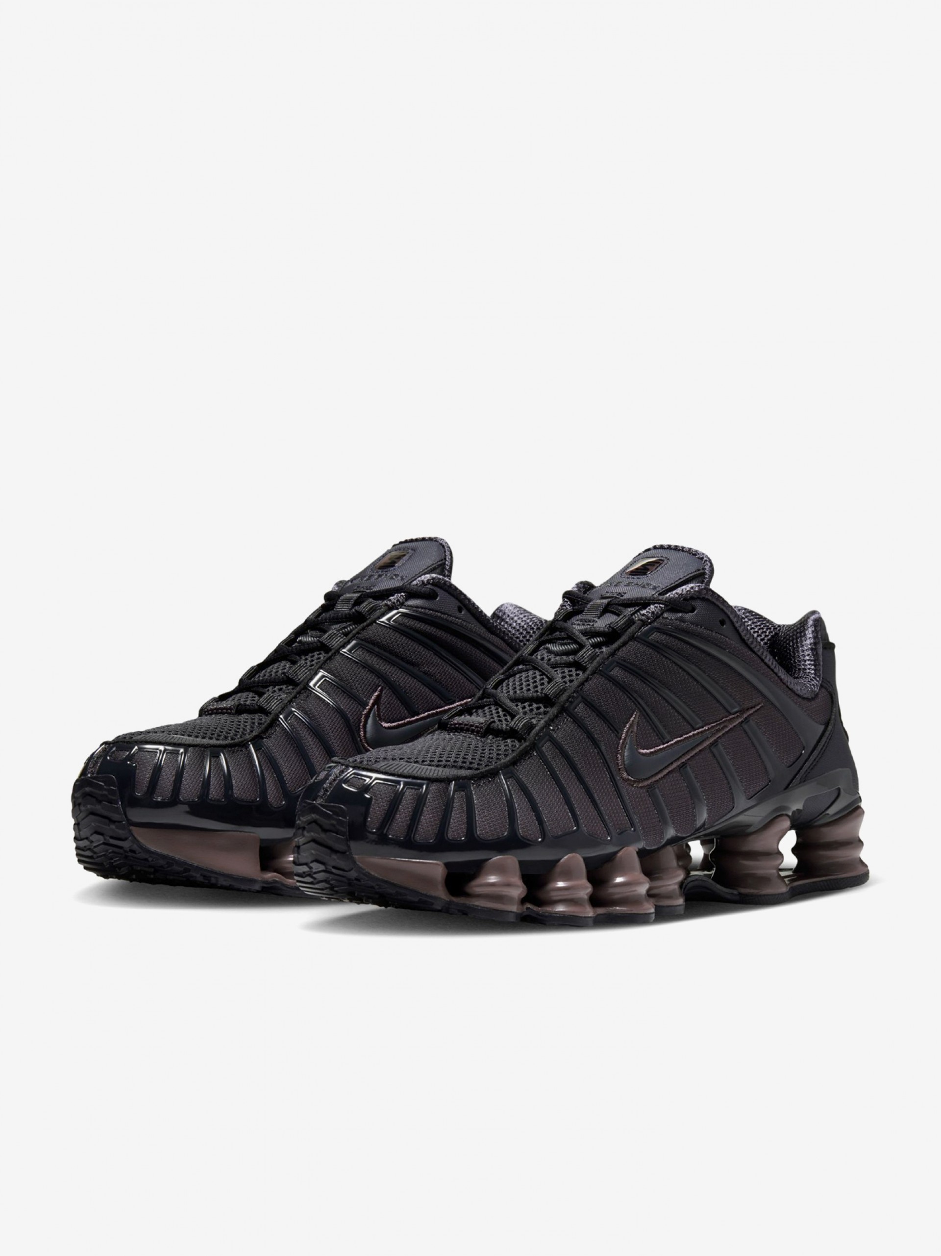 Sapatilhas Nike Shox TL Cinzentas e Castanhas Para Homem