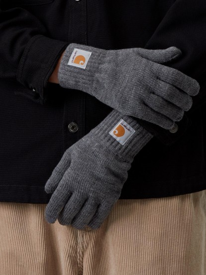 Carhartt WIP Watch Grey Gloves