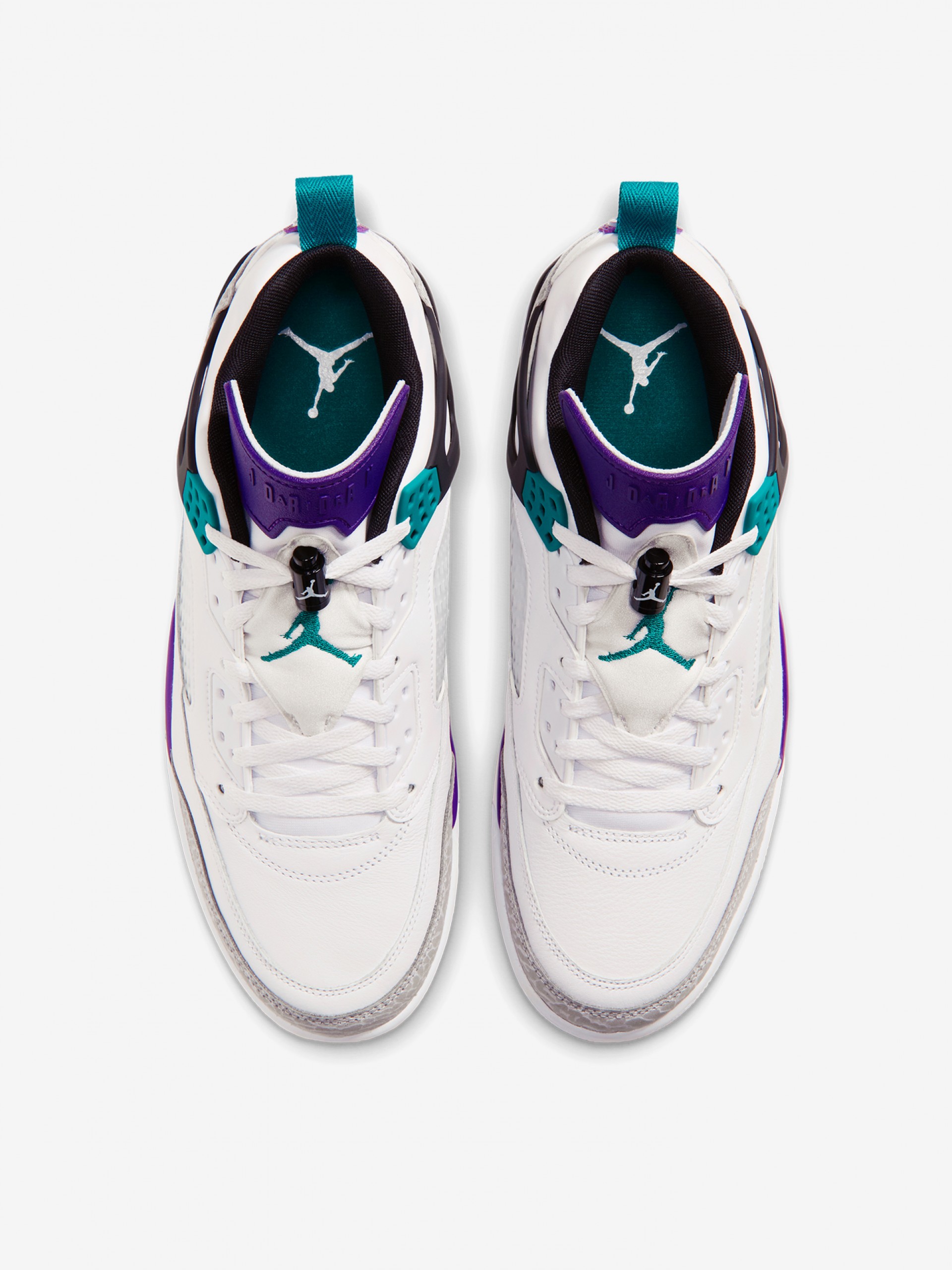 Sapatilhas Nike Jordan Spizike Low Brancas e Roxas Para Homem