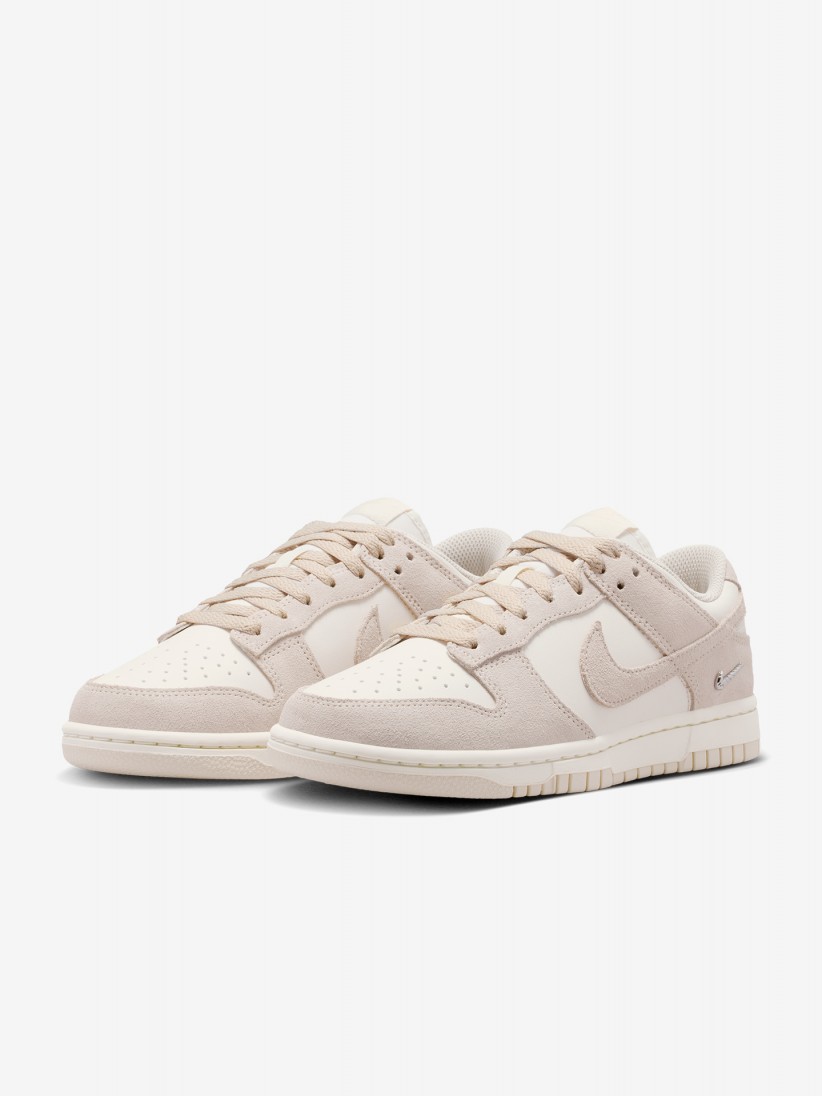 Zapatillas Nike Dunk Low Rosa y Blancas Para Mujer
