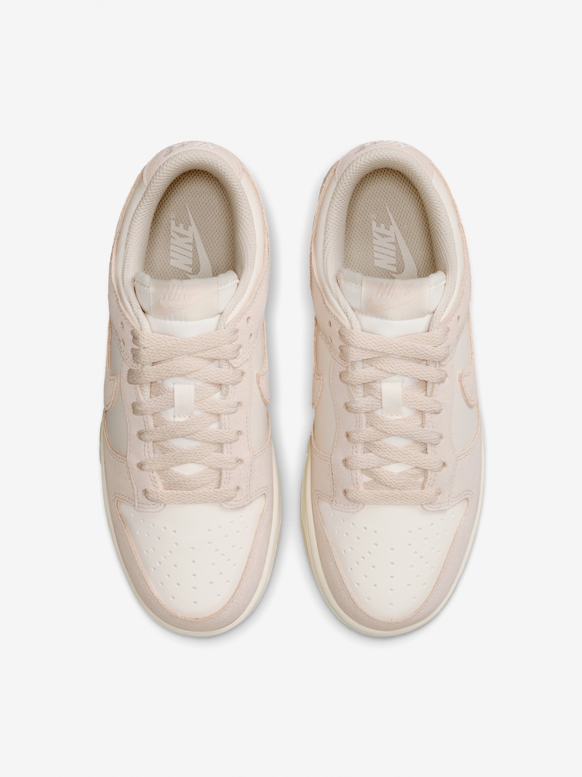 Zapatillas Nike Dunk Low Rosa y Blancas Para Mujer