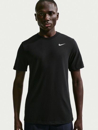 Camiseta de Entrenamiento Nike Dri-FIT Negra Para Hombre Camiseta de Entrenamiento Nike Dri-FIT Negra Para Hombre