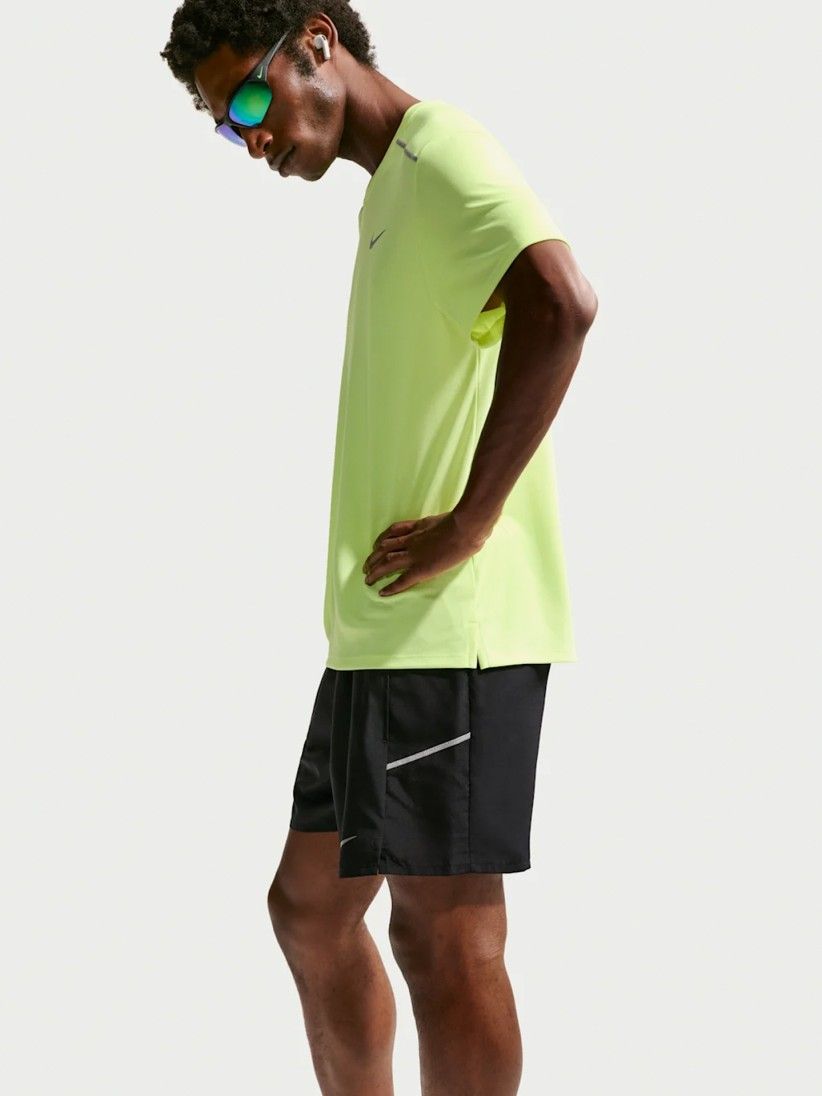 Nike Miler Dri-FIT 2-in-1 12.5 cm Black Running Shorts For Men