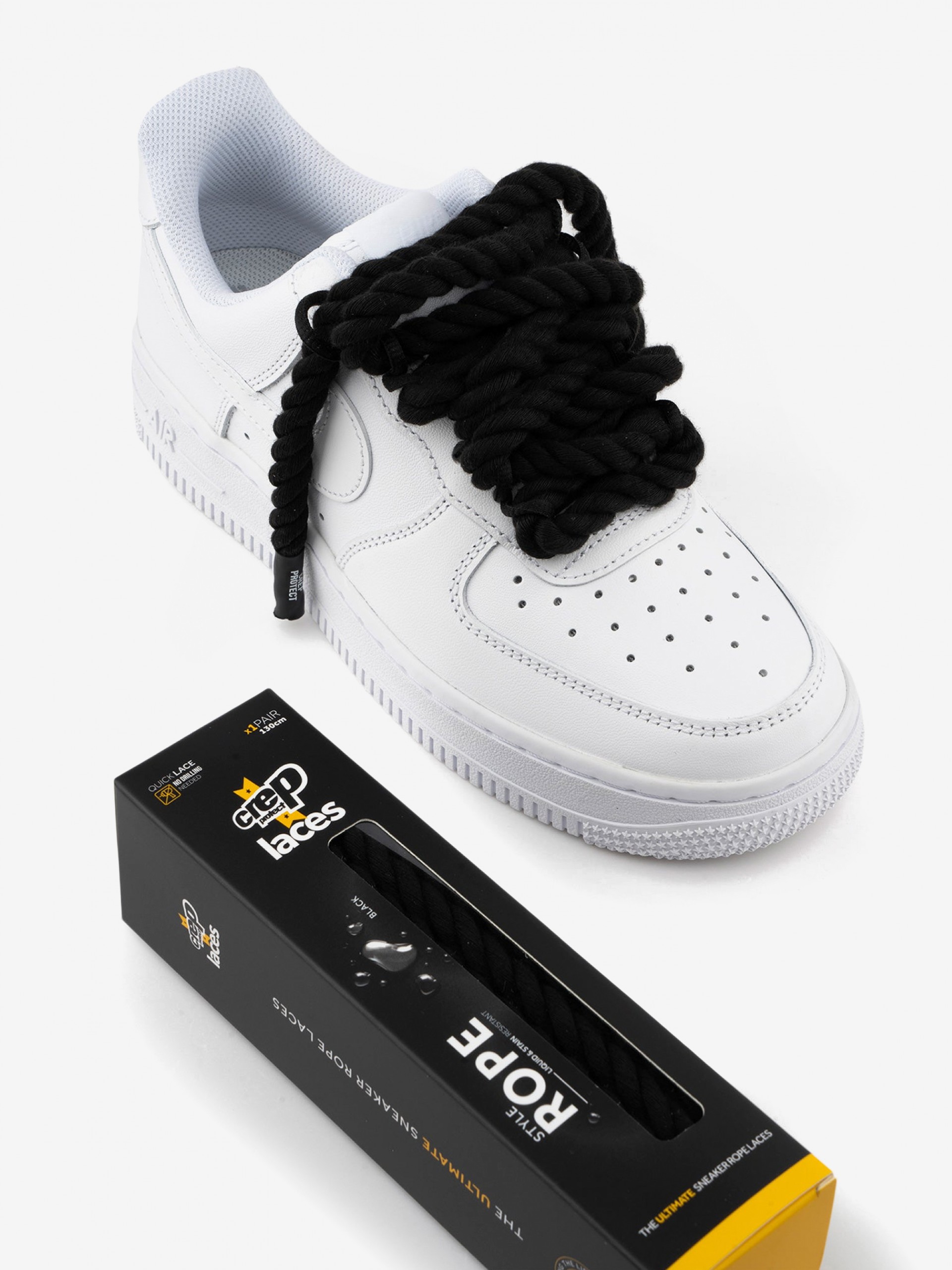 Crep Protect Rope Black Laces