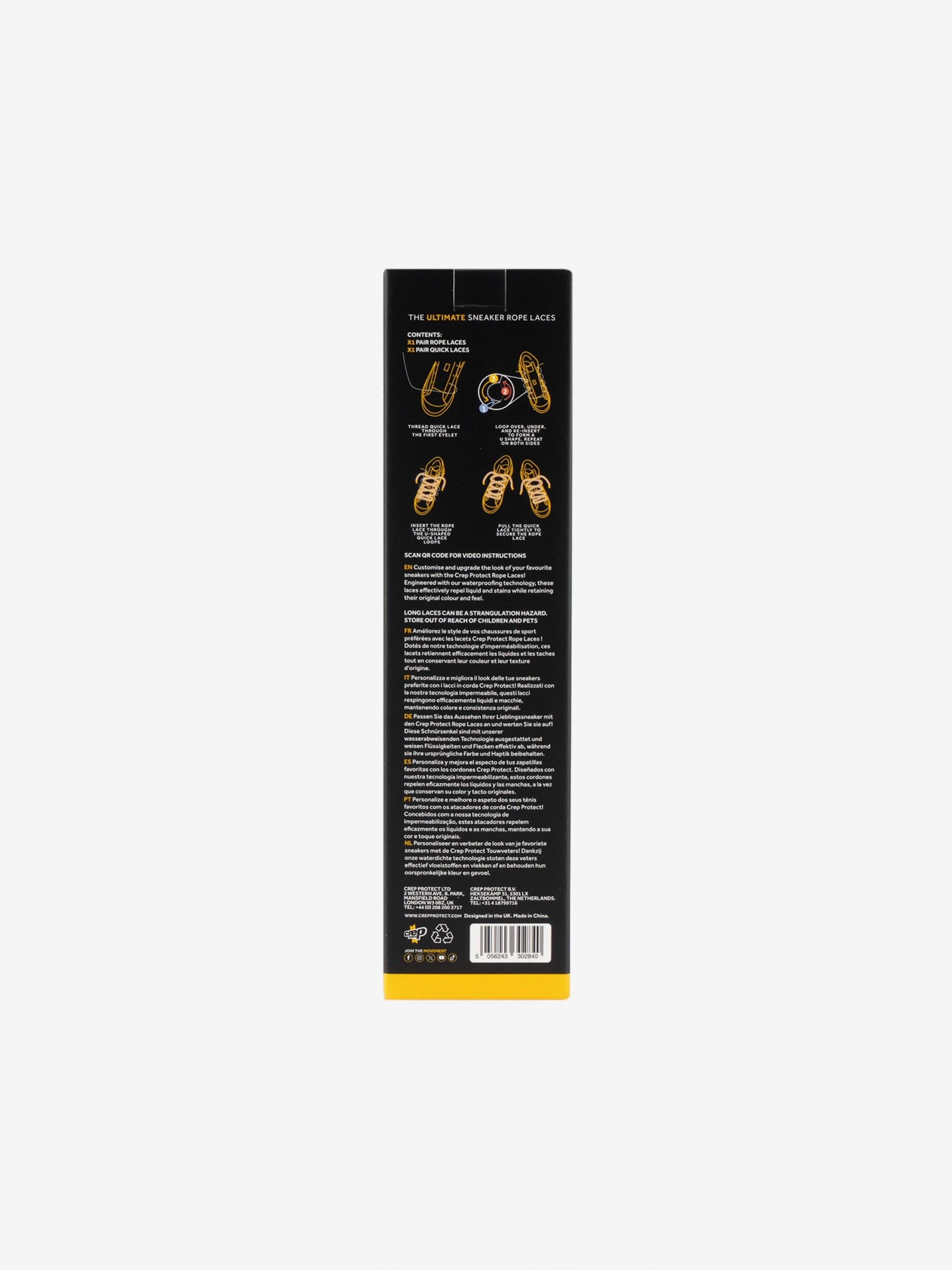 Crep Protect Rope Black Laces